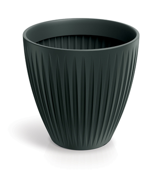 Květináč LATIA ROUND MIDL 48 cm - barva: antracit