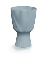 Květináč MILLY ROUND 18,8 cm - barva: světlá šedá