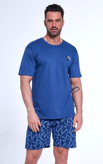 Piżama Cornette 326/176 Emblem kr/r S-2XL męska jeans S