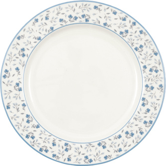 Porcelánový jídelní talíř Florali White