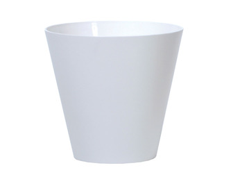 Květináč TUBUS 20 cm - barva: bílá