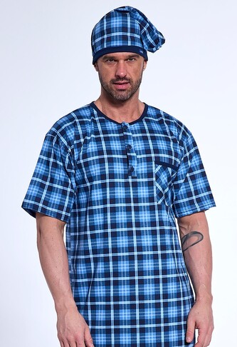 Koszula Cornette 109/31 kr/r 3XL-5XL męska jeans 5XL