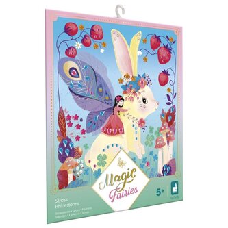 Janod Atelier Mini Kreatívna sada Štrasové kamienky nalepovanie Magické víly od 5 rokov