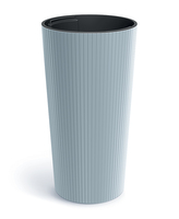 Květináč LAMIA SLIM 30 cm - barva: světle šedá
