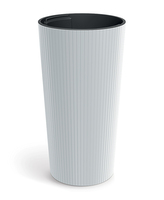Květináč lAMIA SLIM 20 cm - barva: bílá