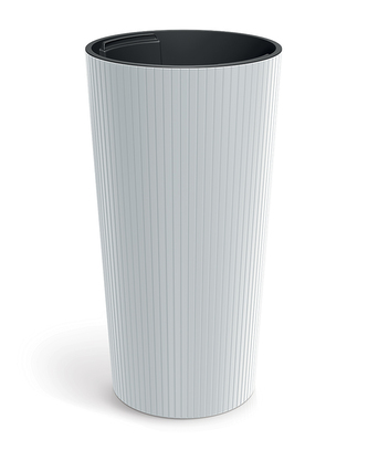 Květináč lAMIA SLIM 20 cm - barva: bílá