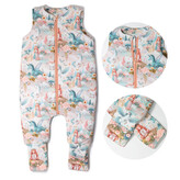 Spací pytel s nohavicemi Kouzelný svět jednorožců; Barva: bílá; Velikost: 3 - 5 let