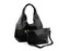 Kabelka s vysekávaným vzorem 2v1 43x26 cm - 1 ks - 9 černá