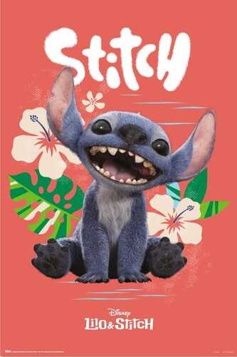 Plakát, Obraz - Lilo & Stitch - Stitch Live Action, 61 × 91.5 cm