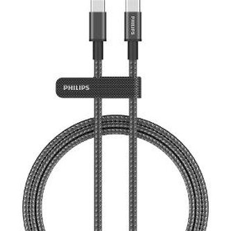 Kabel nabíjecí Philips DLC5060C/00, USB-C na USB-C, černý, 2m
