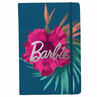 Notes w twardej oprawie z gumką A5 BAI-3652 Barbie Paso