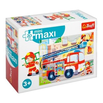 Puzzle 20 miniMaxi - Wóż strażacki 4 TREFL