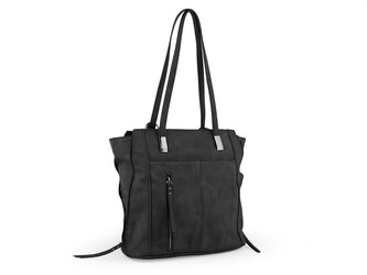 Kabelka z imitace broušené kůže - 1 ks - 20 černá