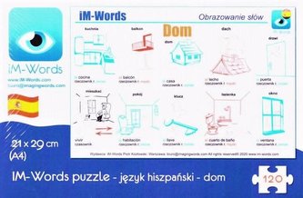 iM-Words Puzzle 120 Hiszpański - Dom