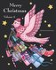 Merry Christmas - Volume 2: A Beautiful Colouring Book with Christmas Designs on a Black Background, for Gloriously Vivid Colour