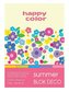 Blok A5/20K Deco Summer 170g HAPPY COLOR