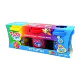 Modelína FUNNY DOO, sada 3 barvy, 3x120 g, červená, modrá, žlutá, MITAMA 63848