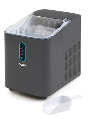 Výrobník ledu - šedý, kompresorový - DOMO DO1132IB, 1 litr, 12kg/24 hod
