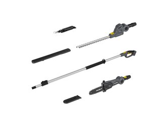 Nůžky na živý plot teleskopické + pila 2v1 AKU REBEL RB-5005.1 bez akumulátoru
