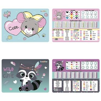 Podkład A3 dwustronny laminowany mix BAMBINO