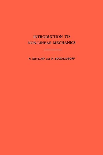 Introduction to Non-Linear Mechanics