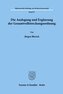 Die Auslegung und Ergänzung der Gesamtvollstreckungsordnung.