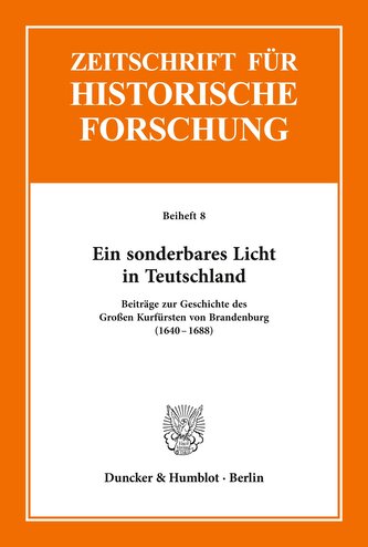 Ein sonderbares Licht in Teutschland.