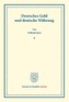 Deutsches Geld und deutsche Währung