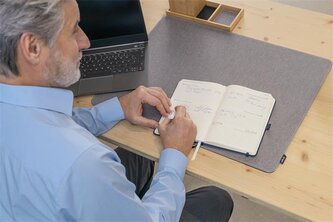 Diář "Conceptum", černá, A6, týdenní, 2026, měkké desky, SIGEL C2623