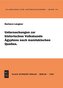 Untersuchungen zur historischen Volkskunde Ägyptens nach mamlukischen Quellen