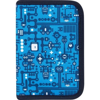 Piórnik jednokomorowy z wyposażeniem robot 20018st