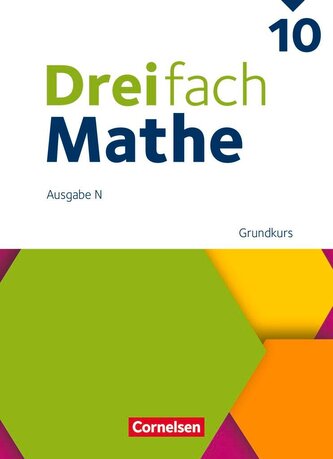 Dreifach Mathe 10. Schuljahr - Grundkurs -  Ausgabe N - Schulbuch