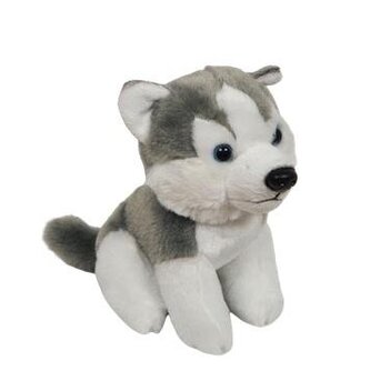 Ziki Pies husky siedzący 14cm