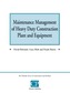 Maintenance Management of Heavy Duty Construction Plant and Equipment