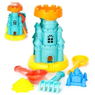 Zestaw do piasku młynek zamek 6el