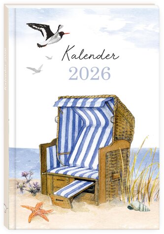 Taschenkalender Strandkorb 2026