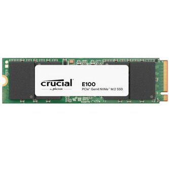 Crucial E100 SSD NVMe M.2 1TB PCIe 4.0 (čtení max. 5000MB s, zápis max. 4500MB s)