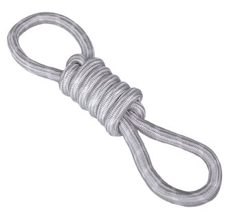 Hr.HUHU přetahovadlo osmička provaz šedé