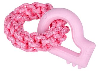 Hr.HUHU TPR plovoucí lanová hračka růžová