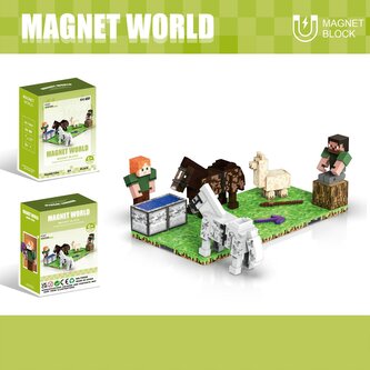 Stavebnice Magnet World The post stops