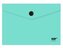 Teczka kopertowa A6 na zatrzask turkusowa