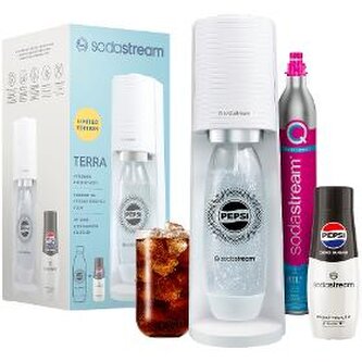 Výrobník sody SODASTREAM TERRA Wh. Pepsi Zero Mpack