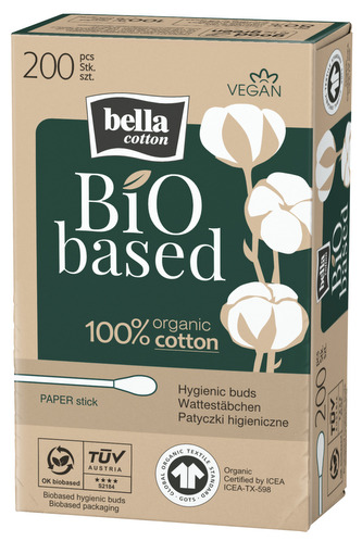 BELLA Cotton BIO Based hygienické tyčinky á 200 ks
