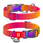 WAUDOG obojek nylon Gradient Oranžo-růžový QR (S/25-35cm/1,5cm)