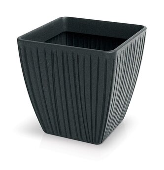 Květináč FERO SQUARE 40 cm - barva: olověná