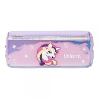 Piórnik Unicorn fioletowy STRIGO