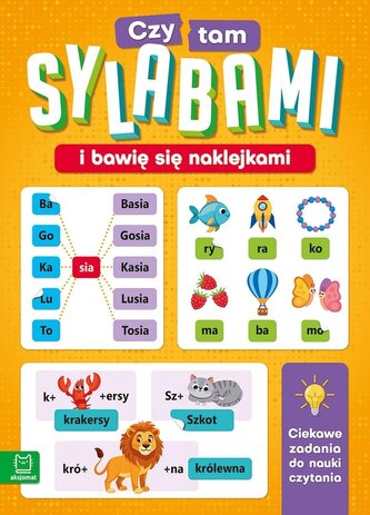 Czytam sylabami i bawię się naklejkami
