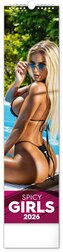 Kalendář 2026 nástěnný: Spicy Girls, 12 x 48 cm
