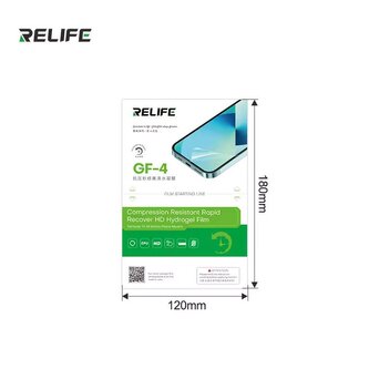 RELIFE GF-4 HD Hydrogelová Obnovovací Folie pro Smartphony Pack 50 kusů