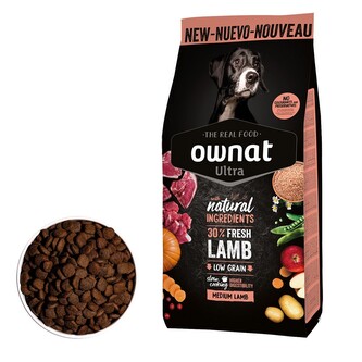 OWNAT ULTRA DOG Medium Lamb 12kg OWNAT ULTRA DOG Medium Lamb 12kg